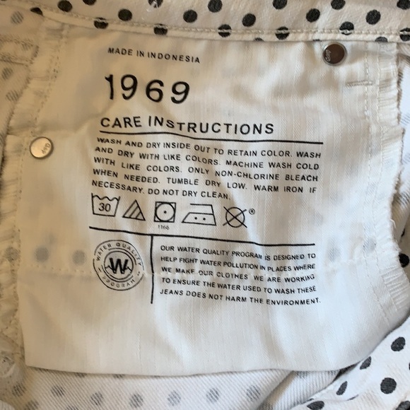 Gap Summer Cut Offs Polka Dot Shorts 30 - Picture 4 of 6